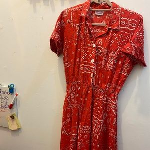 Patchwork Printed Dress